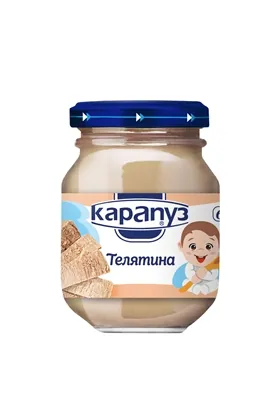 Пюре м'ясне Карапуз Телятина, 75 г