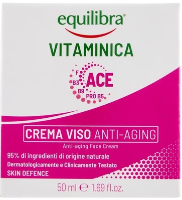 Крем для обличчя Equilibra Vitaminica Anti-Aging проти старіння, 50 мл