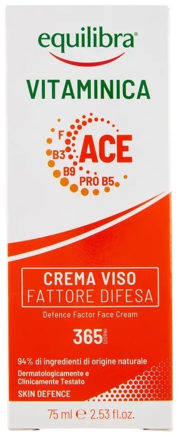 Крем для лица Equilibra Vitaminica Fattore Difesa защитный, 75 мл