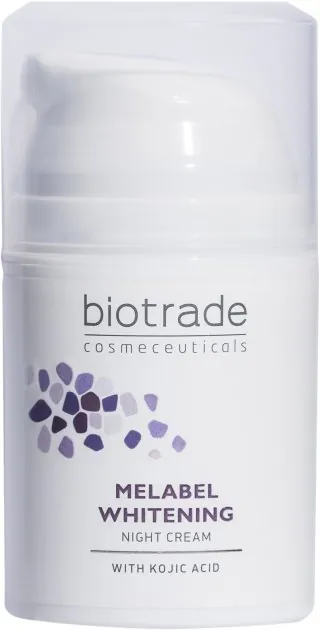 Крем для обличчя Biotrade Melabel Whitening нічний відбілюючий для шкіри з гіперпігментацією, 50 мл