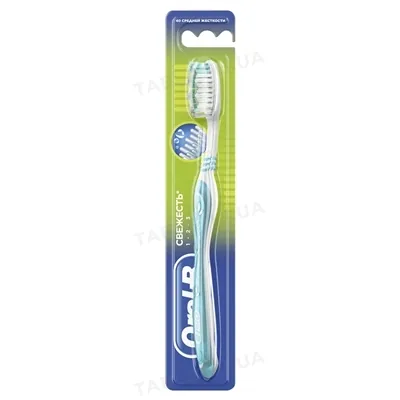 Зубна щітка Oral-B 3-Effect Natural Fresh Натуральна свіжість, середня, 1 шт