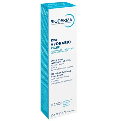 Крем для обличчя Bioderma Hydrabio Rich насичений зволожуючий для чутливої зневодненої шкіри, 40 мл