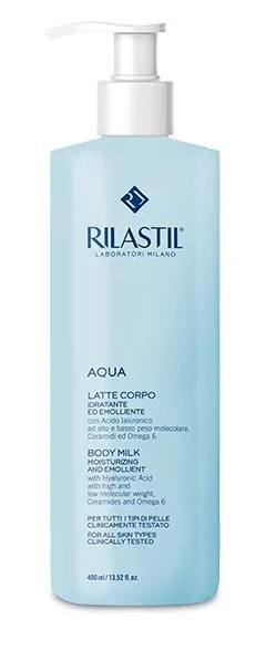 Молочко для глибокого зволоження шкіри Rilastil Aqua, 400 мл