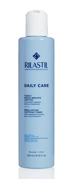 Тонік для обличчя Rilastil Daily Care для нормальної та чутливої шкіри, 200 мл