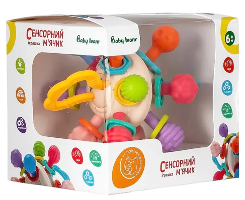 Іграшка Baby Team 8451 Сенсорний м'ячик