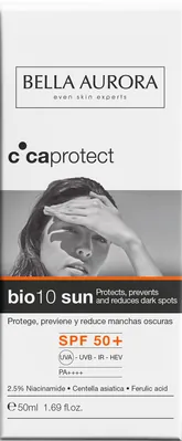 Крем для обличчя Bella Aurora сонцезахисний від пігментних плям SPF50+, 50 мл