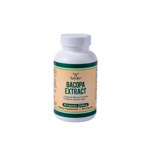 Бакопа Монье экстракт Double Wood Bacopa Monnieri Extract 450 mg, 90 капсул