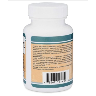 Берберин Double Wood Berberine 500 mg, 60 капсул