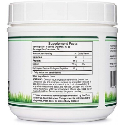 Колаген Double Wood Collagen Peptides (Type I, II та III), 456 г