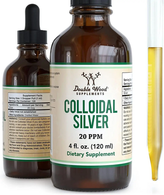 Колоїдне Срібло Double Wood Colloidal Silver, 120 мл