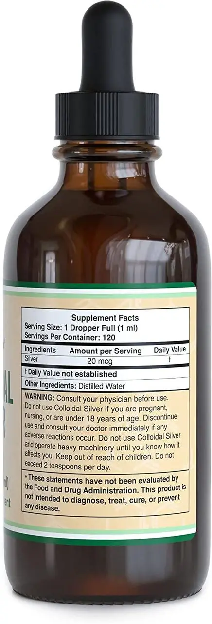 Колоїдне Срібло Double Wood Colloidal Silver, 120 мл