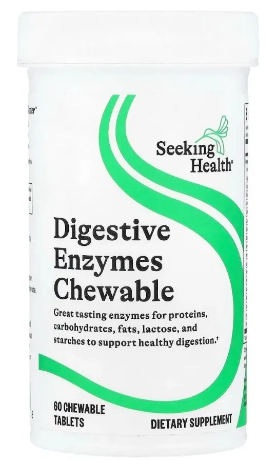 Травні ферменти Seeking Health Digestive Enzymes, 60 жувальних таблеток