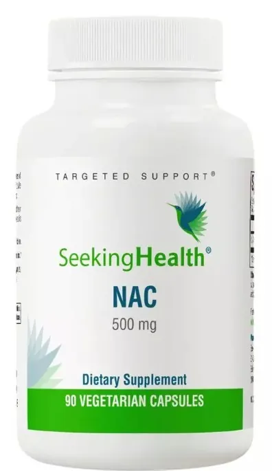 N-Ацетил-L-Цистеїн Seeking Health NAC 500 мг вег. капсули №90