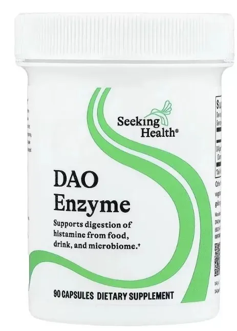 Підтримка здорового засвоєння гістаміну Seeking Health DAO Enzyme, 90 капсул