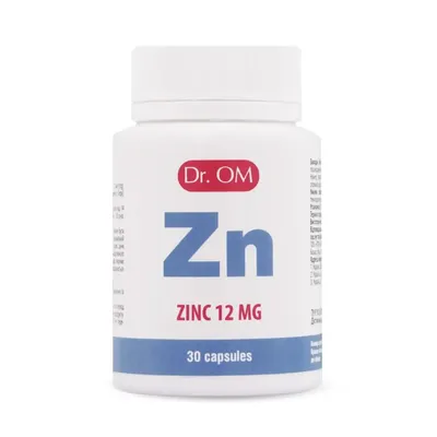 Цинк Dr. OM Zink 12 мг капсули №30