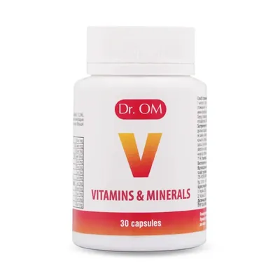 Вітаміни та мінерали Dr. OM Vitamins & Minerals капсули №30