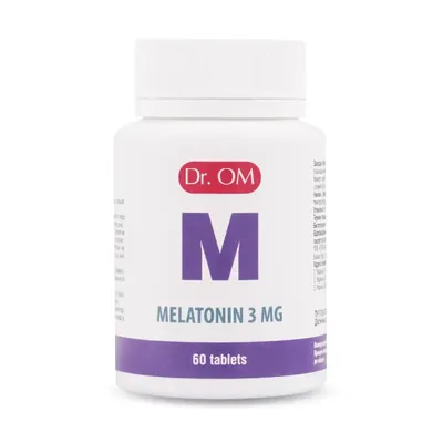 Мелатонін Dr. OM Melatonin 3 мг таблетки №60