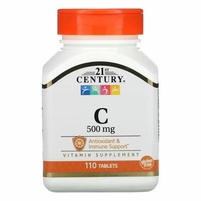 Вітамін С 21st Century Vitamin С 500 мг, 110 таблеток
