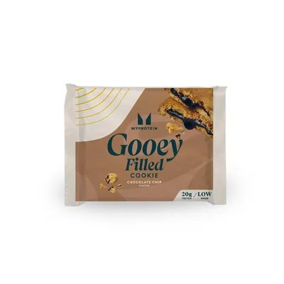 Печиво протеїнове MyProtein Gooey Filled Cookie шоколадна крихта, 12 штук по 75 г