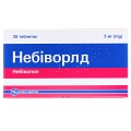 Небиворлд таблетки по 5 мг №28 (14х2)