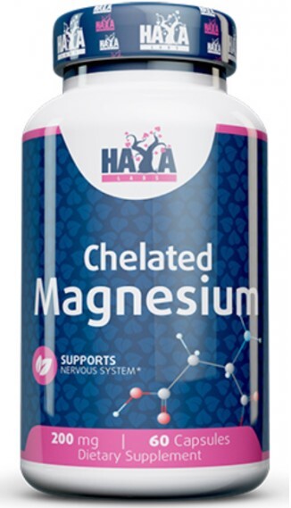 Магния хелат Haya Labs Magnesium Chelate капсулы по 200 мг №60
