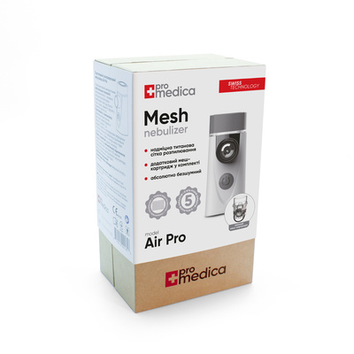 Ингалятор (МЕШ-небулайзер) ProMedica Air Pro Mesh ультразвуковой