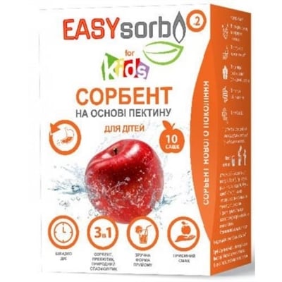 Сорбент EASYsorb на основе пектина для детей пор. по 7 г №10 в саше