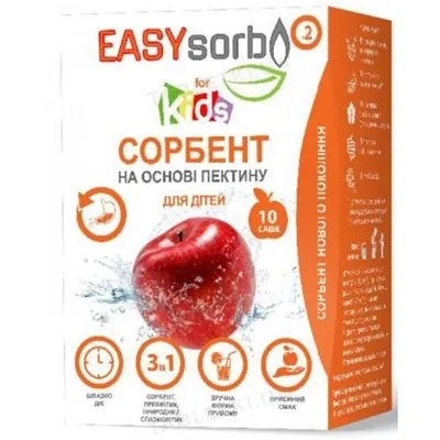 Сорбент EASYsorb на основі пектину для дітей пор. по 7 г №10 в саше