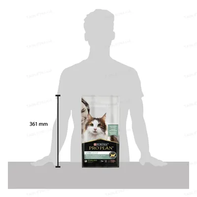 Корм сухий для стерилізованих котів Purina Pro Plan LiveClear для зменшення алергенів на шерсті з лососем, 1,4 кг