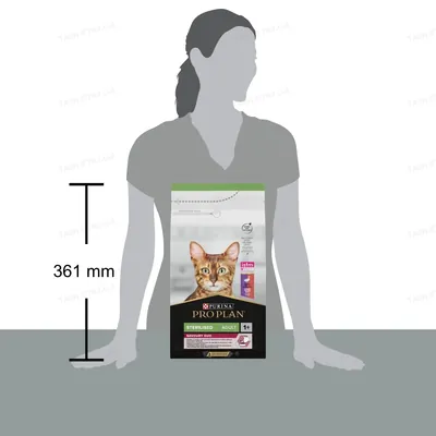 Корм сухий для стерилізованих кішок і кастрованих котів Purina Pro Plan Sterilised 1+ з качкою і печінкою, 1,5 кг