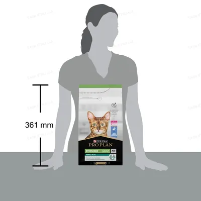 Корм сухий для стерилізованих кішок і котів Purina Pro Plan Sterilised Adult 1+ з кроликом, 1,5 кг