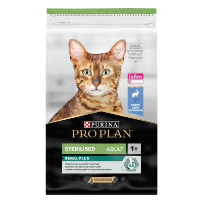 Корм сухой для стерилизованных кошек и котов Purina Pro Plan Sterilised с кроликом, 10 кг