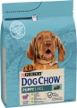 Корм сухой для щенков Purina Dog Chow Puppy Lamb со вкусом ягненка, 2,5 кг