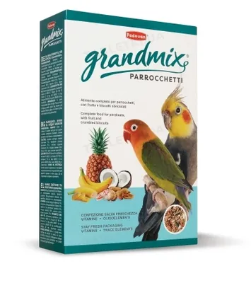 Корм для середніх папуг Padovan GrandMix Parrocchetti, 850 г