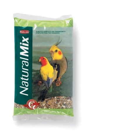 Корм для середніх папуг Padovan NaturalMix parrocche, 850 г
