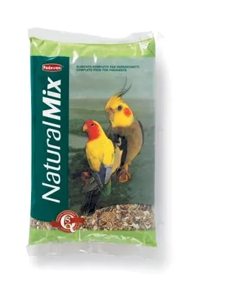Корм для середніх папуг Padovan NaturalMix parrocche, 850 г