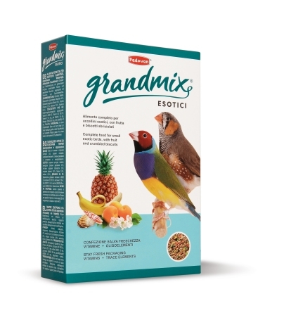 Корм для экзотических птиц, амадинов Padovan GrandMix Esotici, 400 г