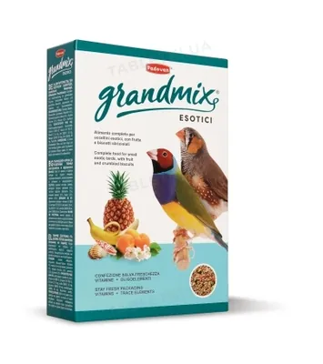 Корм для екзотичних птахів, амадинів Padovan GrandMix Esotici, 400 г