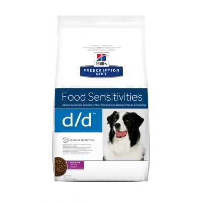 Корм лечебный для собак Hill's PD Canine D/D склонных к пищевым аллергическим реакциям, 2 кг