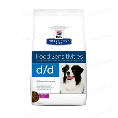 Корм лікувальний для собак Hill's PD Canine D / D схильних до харчових алергічних реакцій, 2 кг