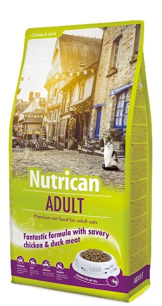Корм сухой для взрослых котов Nutrican Adult Cat, 2 кг
