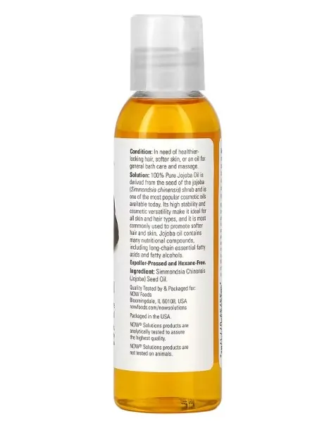 Олія жожоба Now Solutions Jojoba Oil, 118 мл
