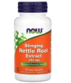 Эстракт корня двудомной крапивы NOW Stinging Nettle Root Extract 250 мг, 90 капсул