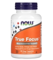 Комплекс для концентрации внимания NOW True Focus, 90 растительных капсул
