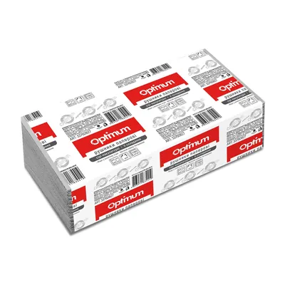 Паперові рушники Optimum сірі V-складання, 160 аркушів
