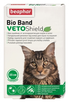 Ошейник Вeaphar Bio 10664 от блох и клещей для кошек, 35 см