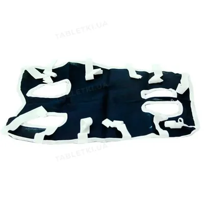 Попона післяопераційна Collar №6 677812 синя, А 82-112 см, В 100 см