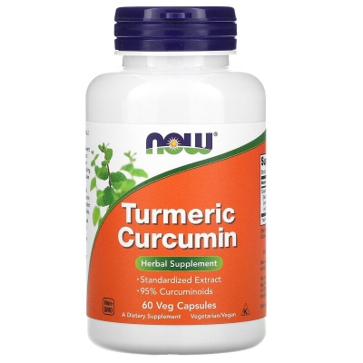 Куркумин NOW Curcumin extract 95% 665 мг веганские капсулы №60