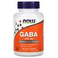 ГАМК (гамма-аміномасляна кислота) NOW GABA 500 мг вег. капсули №100