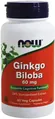 Гінкго білоба NOW Ginkgo Biloba 60 мг вег. капсули №60